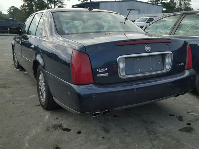 1G6KE57Y64U181352 - 2004 CADILLAC DEVILLE DH BLUE photo 3