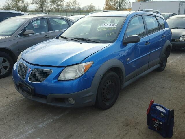 5Y2SL65817Z417800 - 2007 PONTIAC VIBE BLUE photo 2