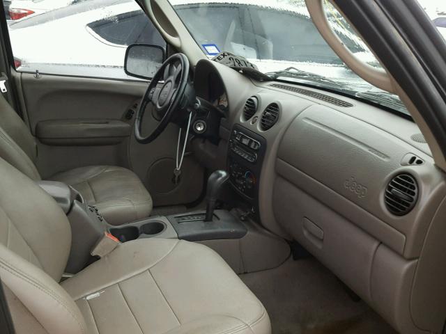 1J4GK48K73W727671 - 2003 JEEP LIBERTY SP BLACK photo 5