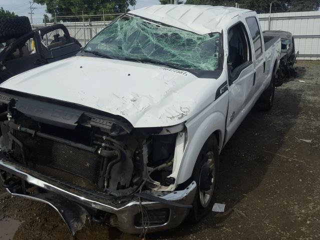 1FT8W3BT5EEB02124 - 2014 FORD F350 SUPER WHITE photo 10