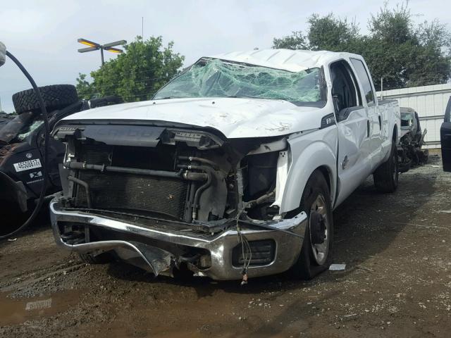 1FT8W3BT5EEB02124 - 2014 FORD F350 SUPER WHITE photo 2