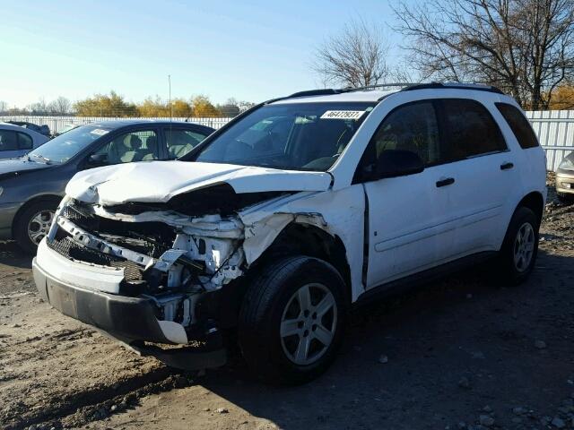 2CNDL13FX66208865 - 2006 CHEVROLET EQUINOX LS WHITE photo 2