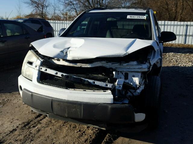 2CNDL13FX66208865 - 2006 CHEVROLET EQUINOX LS WHITE photo 9