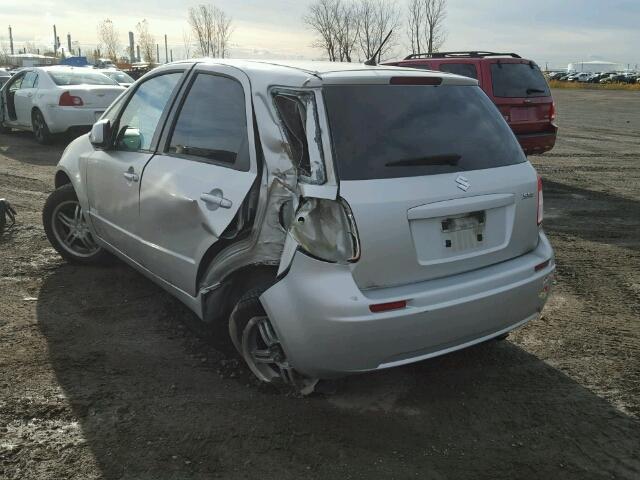 JS2YA411485100086 - 2008 SUZUKI SX4 SILVER photo 3