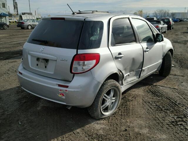 JS2YA411485100086 - 2008 SUZUKI SX4 SILVER photo 4