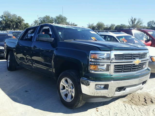 3GCUKREC9FG438121 - 2015 CHEVROLET SILVERADO GREEN photo 1