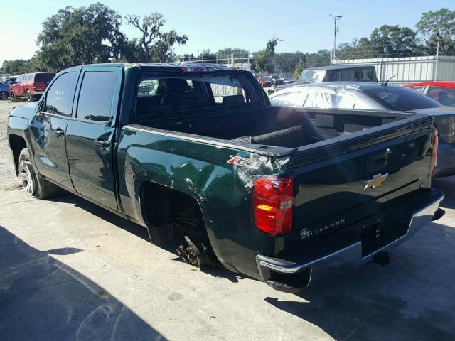 3GCUKREC9FG438121 - 2015 CHEVROLET SILVERADO GREEN photo 3