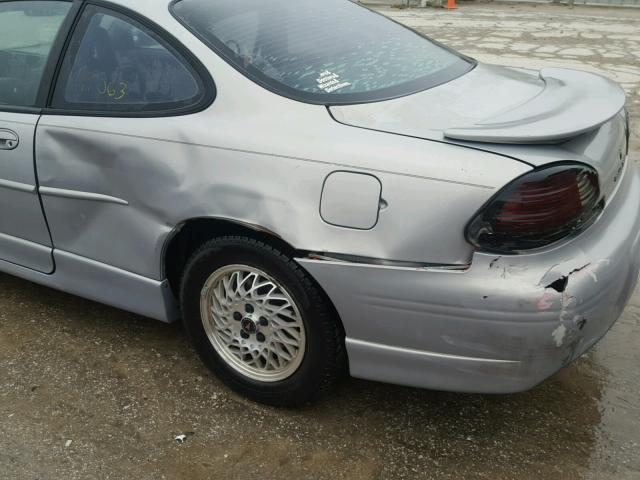 1G2WP12K7YF139131 - 2000 PONTIAC GRAND PRIX SILVER photo 9