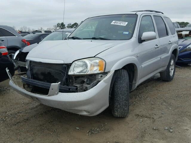 4F2YZ04155KM29299 - 2005 MAZDA TRIBUTE S SILVER photo 2