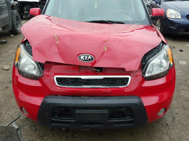 KNDJT2A28A7031304 - 2010 KIA SOUL + RED photo 9