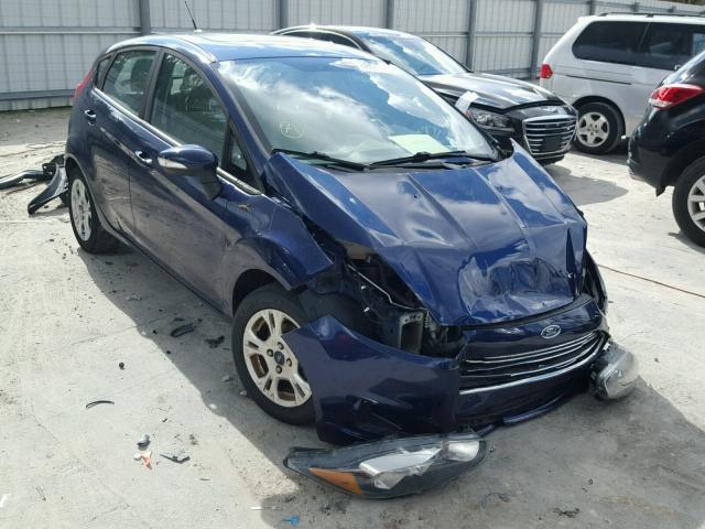 3FADP4EJ3GM114061 - 2016 FORD FIESTA SE BLUE photo 1