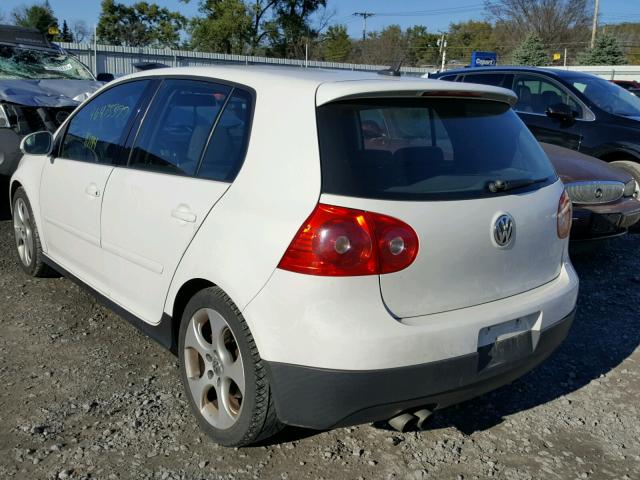 WVWHV71K38W093005 - 2008 VOLKSWAGEN GTI WHITE photo 3