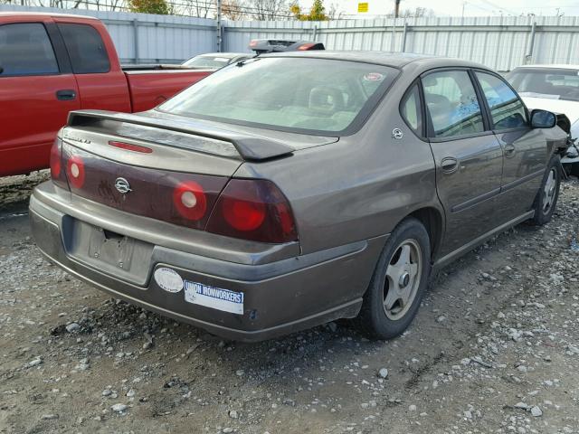 2G1WH55KX29241124 - 2002 CHEVROLET IMPALA LS BROWN photo 4