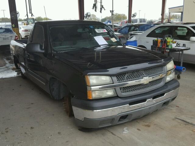 1GCEC14XX5Z354217 - 2005 CHEVROLET SILVERADO BLACK photo 1