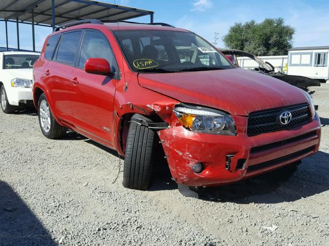 JTMZD32V885101260 - 2008 TOYOTA RAV4 SPORT RED photo 1