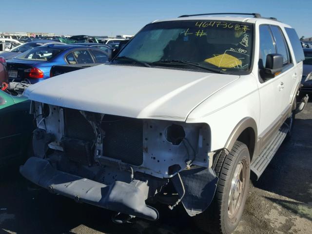 1FMPU18L73LA01281 - 2003 FORD EXPEDITION WHITE photo 2