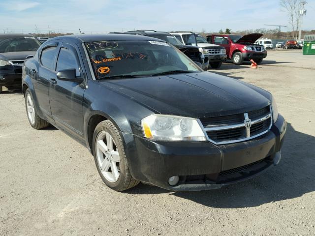 1B3LC56R28N691457 - 2008 DODGE AVENGER SX BLACK photo 1