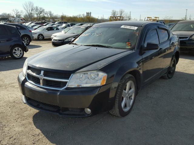 1B3LC56R28N691457 - 2008 DODGE AVENGER SX BLACK photo 2