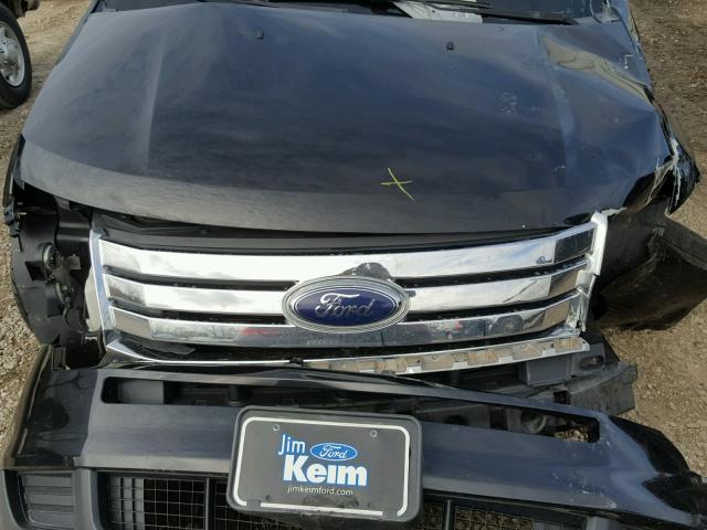 2FMDK36C07BA50402 - 2007 FORD EDGE SE BLACK photo 7