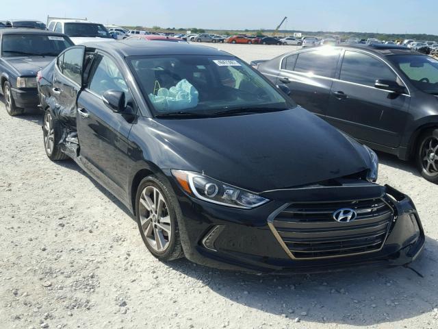 5NPD84LF1HH032407 - 2017 HYUNDAI ELANTRA BLACK photo 1