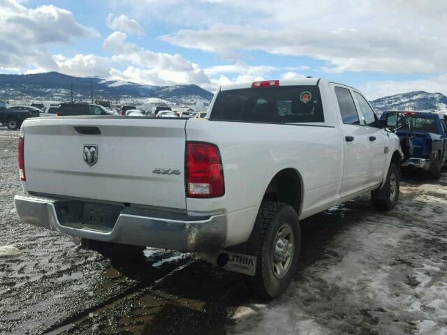 3D73Y3CL5BG546536 - 2011 DODGE RAM 3500 WHITE photo 4