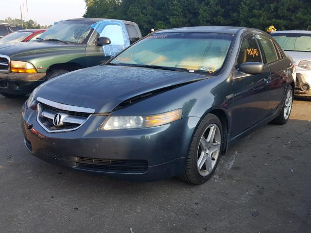 19UUA66294A032182 - 2004 ACURA TL GREEN photo 2