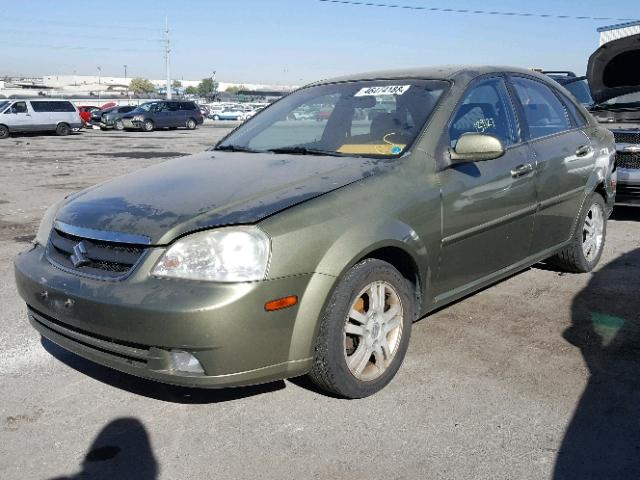 KL5JJ56Z26K308536 - 2006 SUZUKI FORENZA PR GREEN photo 2