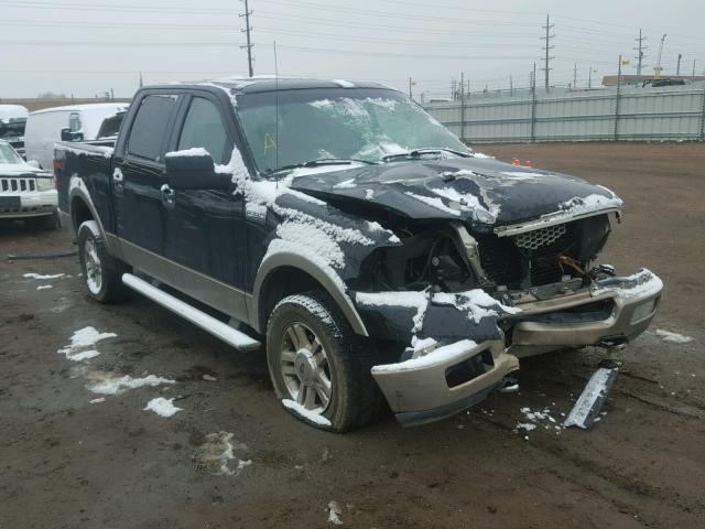 1FTPW14505FB15730 - 2005 FORD F150 SUPER BLACK photo 1