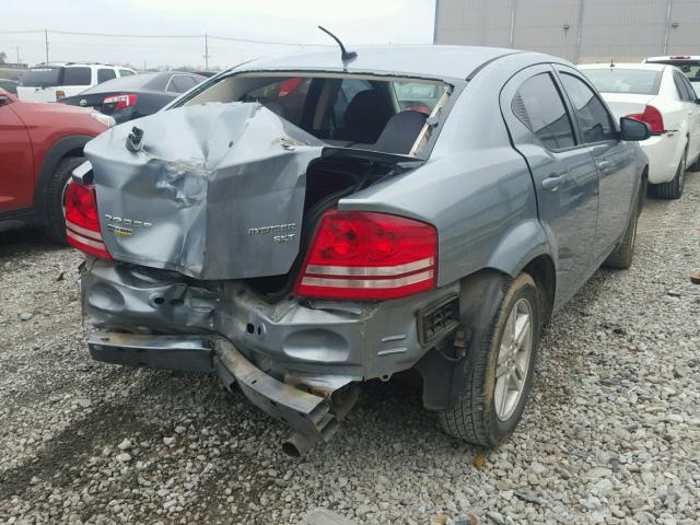 1B3LC56D79N520189 - 2009 DODGE AVENGER SX GRAY photo 4