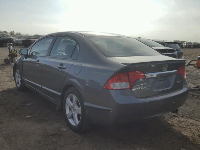 19XFA1F6XBE043733 - 2011 HONDA CIVIC LX-S Gris foto 3
