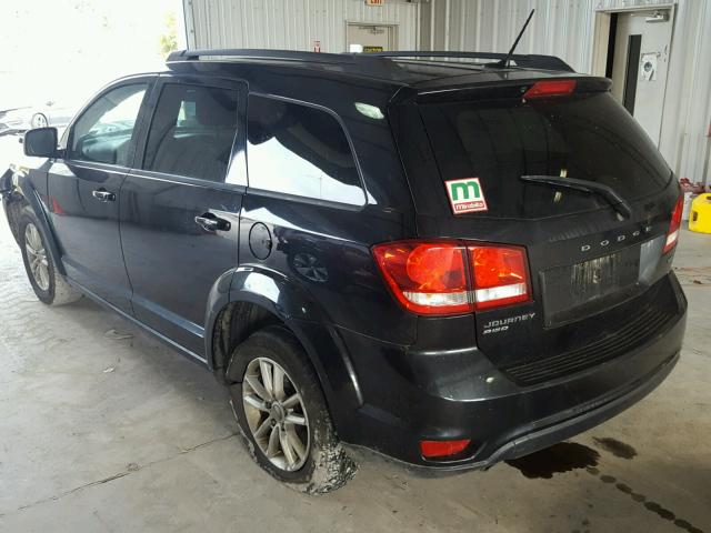 3C4PDDBG5DT506789 - 2013 DODGE JOURNEY SX BLACK photo 3