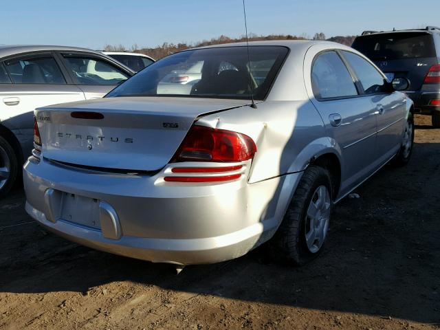 1B3EL46X55N589194 - 2005 DODGE STRATUS SX SILVER photo 4