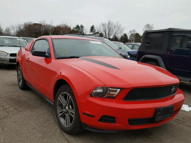 1ZVBP8AN8A5108879 - 2010 FORD MUSTANG RED photo 1