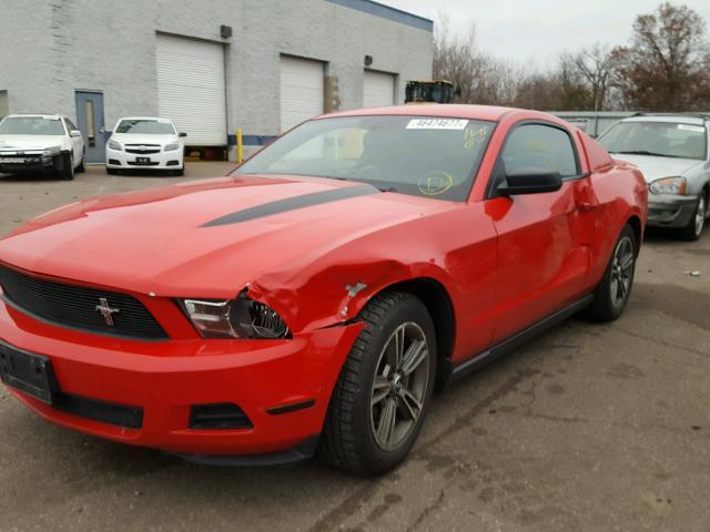 1ZVBP8AN8A5108879 - 2010 FORD MUSTANG RED photo 10