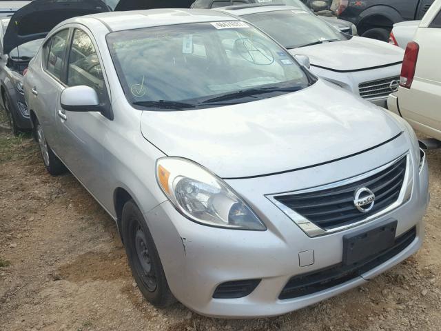 3N1CN7AP6CL876410 - 2012 NISSAN VERSA S SILVER photo 1