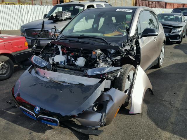 WBY1Z4C52FV501345 - 2015 BMW I3 REX BROWN photo 2