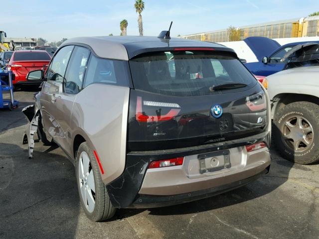 WBY1Z4C52FV501345 - 2015 BMW I3 REX BROWN photo 3