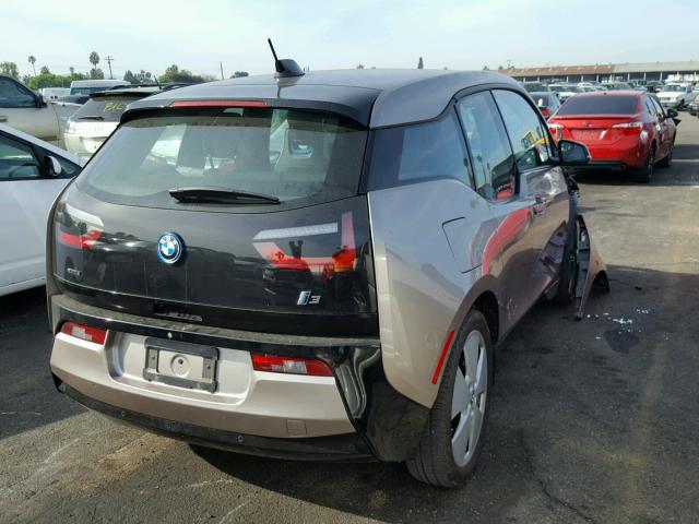 WBY1Z4C52FV501345 - 2015 BMW I3 REX BROWN photo 4