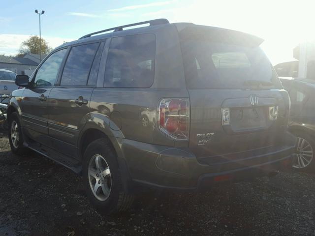 5FNYF18527B027610 - 2007 HONDA PILOT EXL 绿色 照片 3