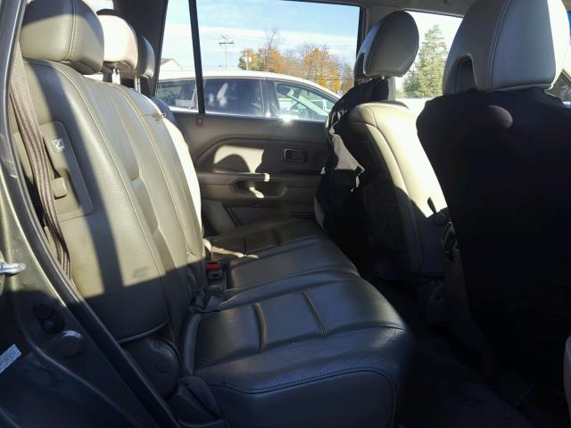 5FNYF18527B027610 - 2007 HONDA PILOT EXL 绿色 照片 6