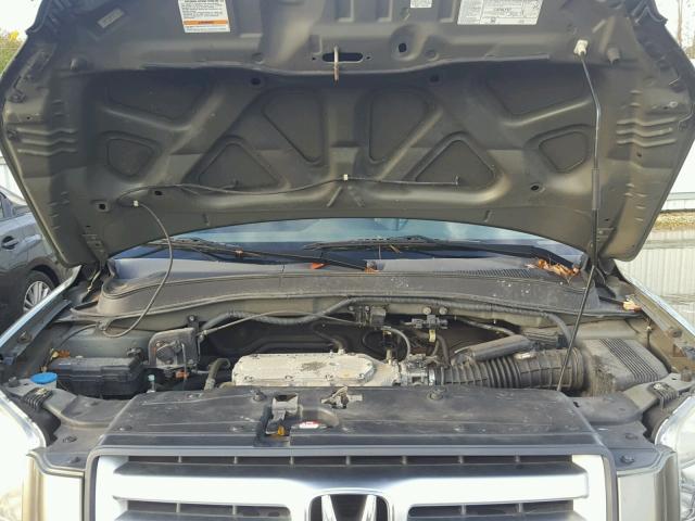 5FNYF18527B027610 - 2007 HONDA PILOT EXL 绿色 照片 7