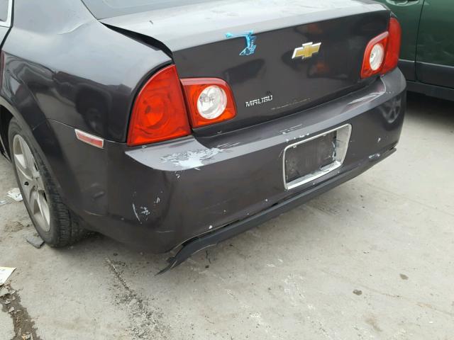 1G1ZB5E13BF197884 - 2011 CHEVROLET MALIBU LS رمادي صورة 9