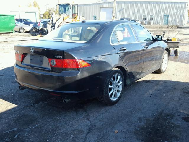 JH4CL96837C017193 - 2007 ACURA TSX BLACK photo 4