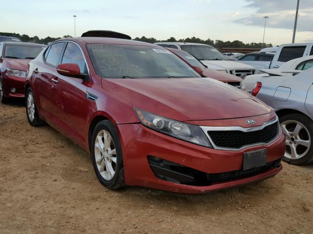 5XXGM4A74CG039487 - 2012 KIA OPTIMA LX RED photo 1