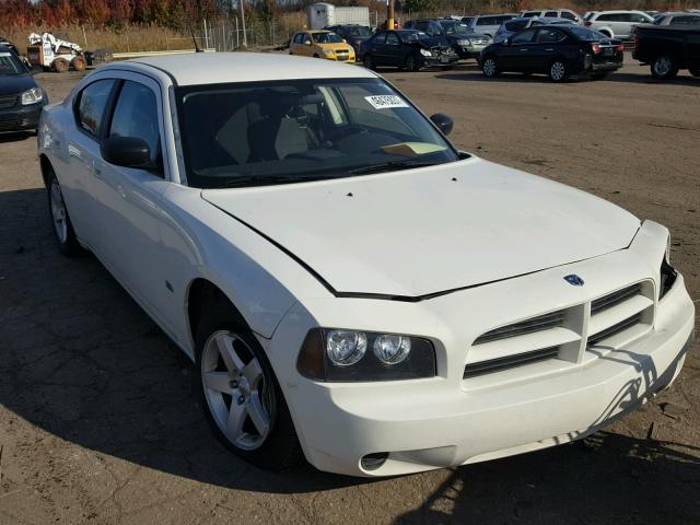 2B3KA43G28H303361 - 2008 DODGE CHARGER WHITE photo 1