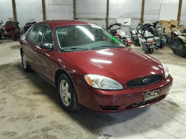 1FAFP55SX4A162964 - 2004 FORD TAURUS MAROON photo 1