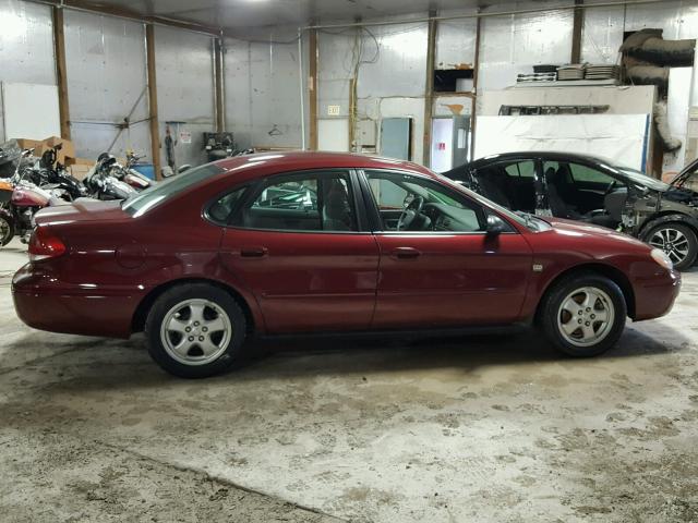 1FAFP55SX4A162964 - 2004 FORD TAURUS MAROON photo 9