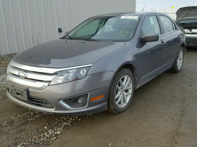 3FAHP0CG6BR268714 - 2011 FORD FUSION SEL SILVER photo 2