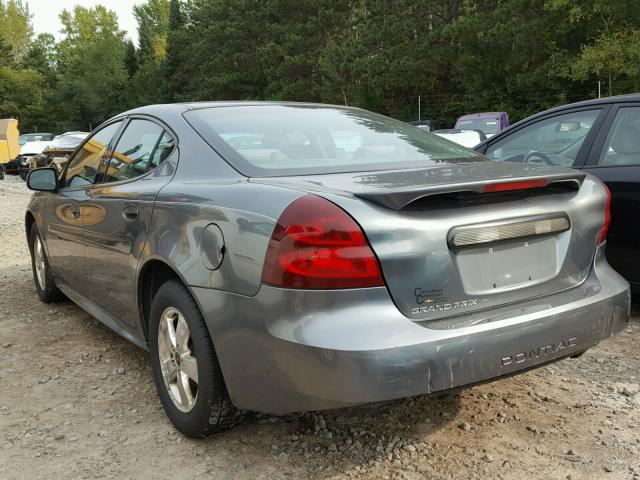 2G2WS522551146023 - 2005 PONTIAC GRAND PRIX GRAY photo 3