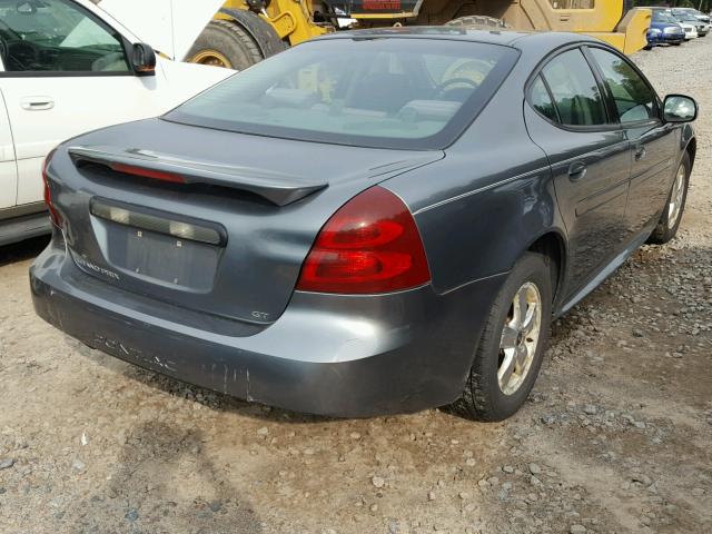 2G2WS522551146023 - 2005 PONTIAC GRAND PRIX GRAY photo 4